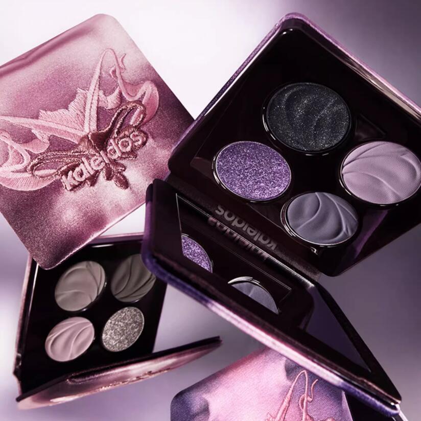 Beauty Book Makeup Kit - Kaleidos Glitter Eyeshadow Makeup Palette 4