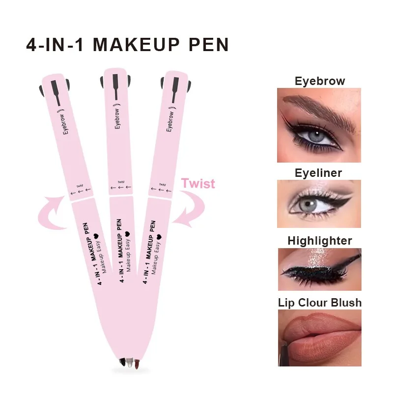 4 In 1 Eyebrow Pencil Lip Line - Beauty Makeup Drawing review and price