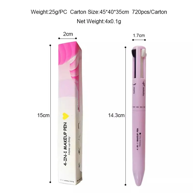 4 In 1 Eyebrow Pencil Lip Line - Beauty Makeup Drawing review and price