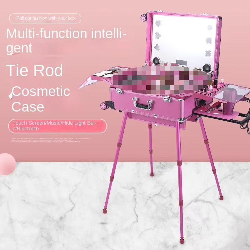Aluminum Alloy Bluetooth Troll - Beauty Makeup Trolley review and price