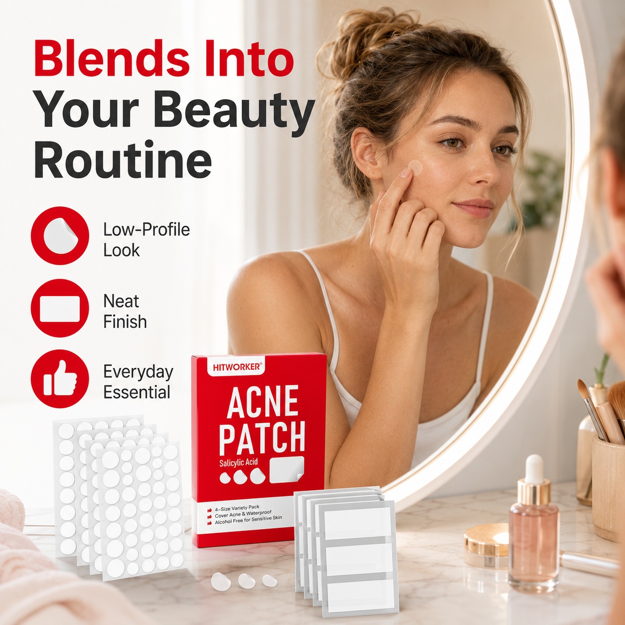 Hydrocolloid Acne Patches, 510 - Pressed Powder Foundation review and price