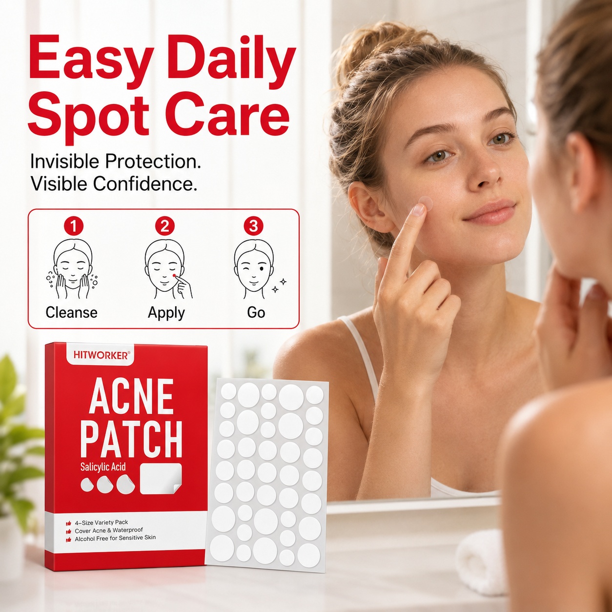 Hydrocolloid Acne Patches, 510 - Pressed Powder Foundation review and price