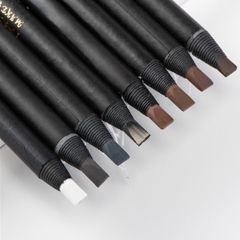 12PCS White Eyebrow Pencil Dra - Beauty Makeup Drawing review and price