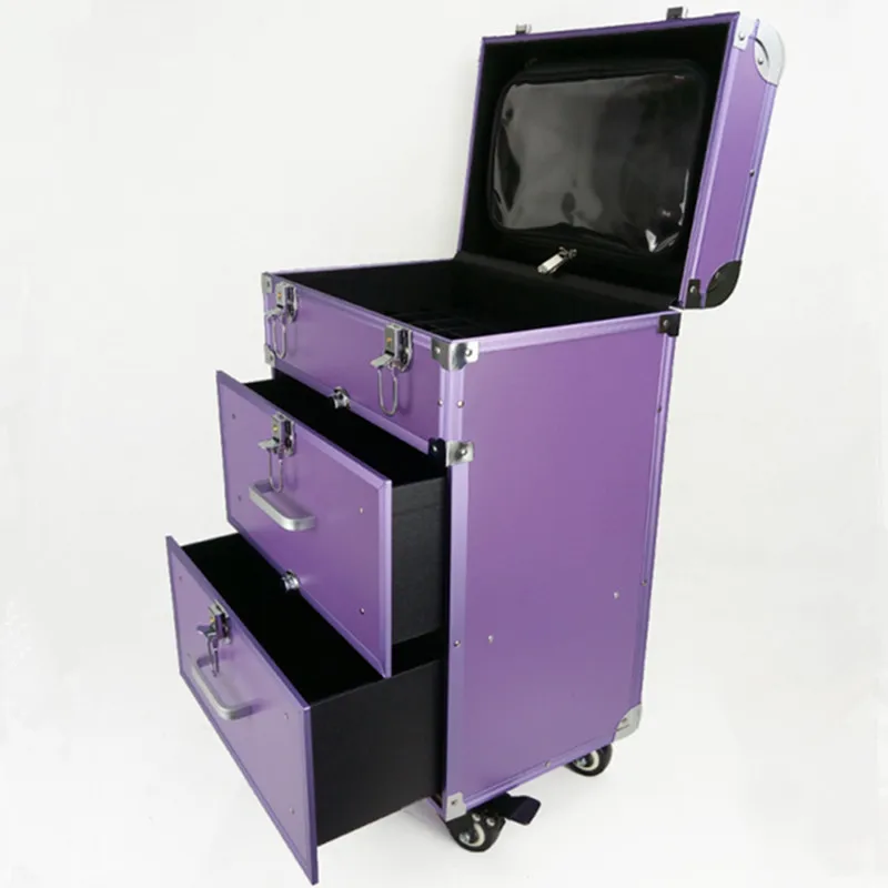 Travel Trolley Case Bag Multi- - Beauty Makeup Trolley review and price