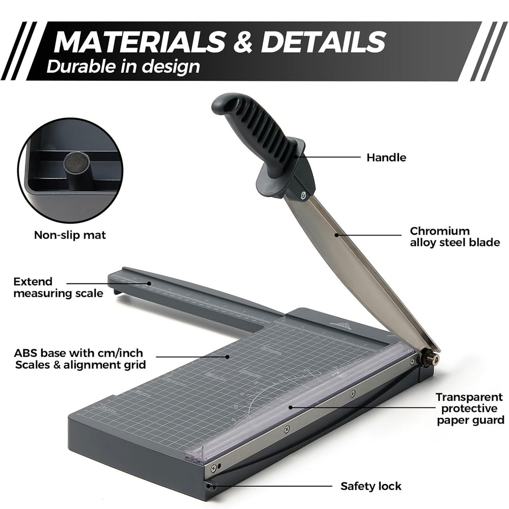 12-Inch Guillotine Paper Cutte - Pressed Powder Foundation review and price