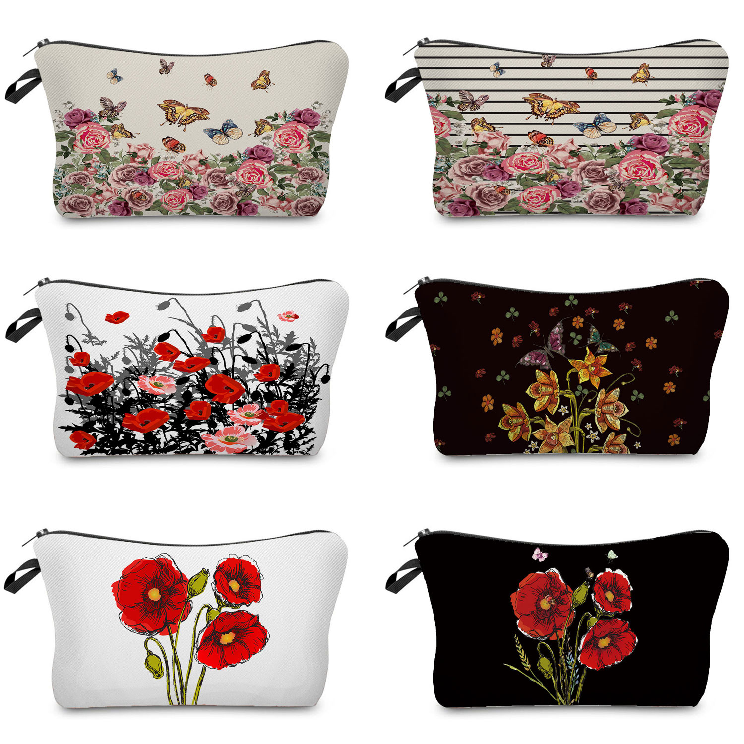 Beauty Flower Cosmetic Bag For - Beauty Makeup Drawing review and price