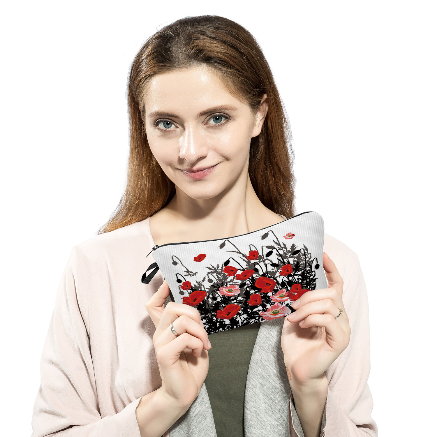 Beauty Flower Cosmetic Bag For - Beauty Makeup Drawing review and price
