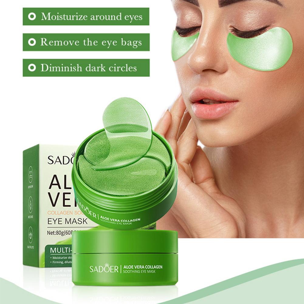 60pcs Aloe Vera Collagen Under - Collagen Eye Patch review and price