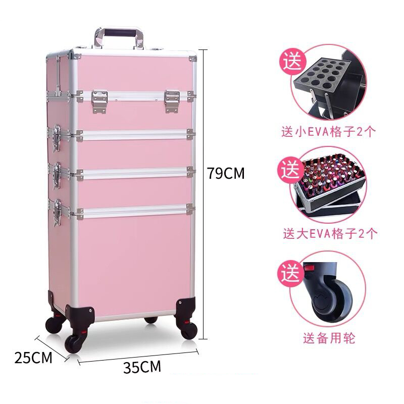 Fashion women trolley cosmetic - Beauty Makeup Trolley review and price
