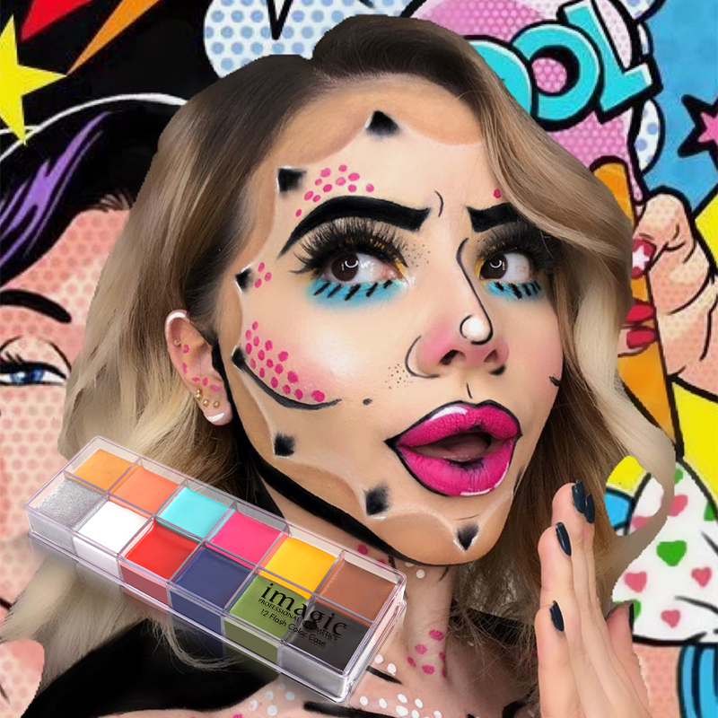 IMAGIC 12Colors Face Body Art  - Beauty Makeup Drawing review and price
