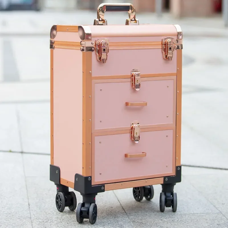 1pc Aluminum Alloy Professiona - Beauty Makeup Trolley review and price