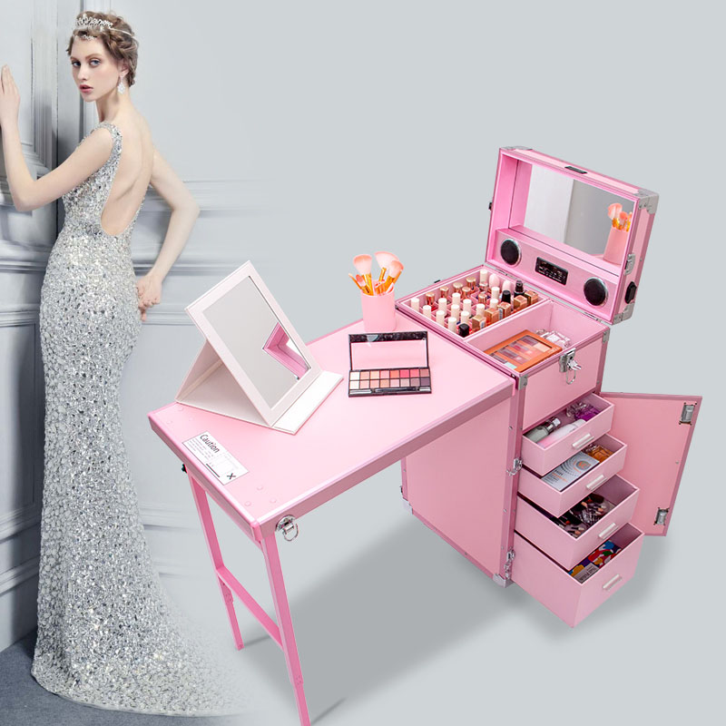 Professional Makeup Suitcase L - Beauty Makeup Trolley review and price