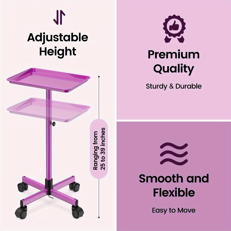 Aluminum Beauty Rolling Cart w - Beauty Makeup Trolley review and price