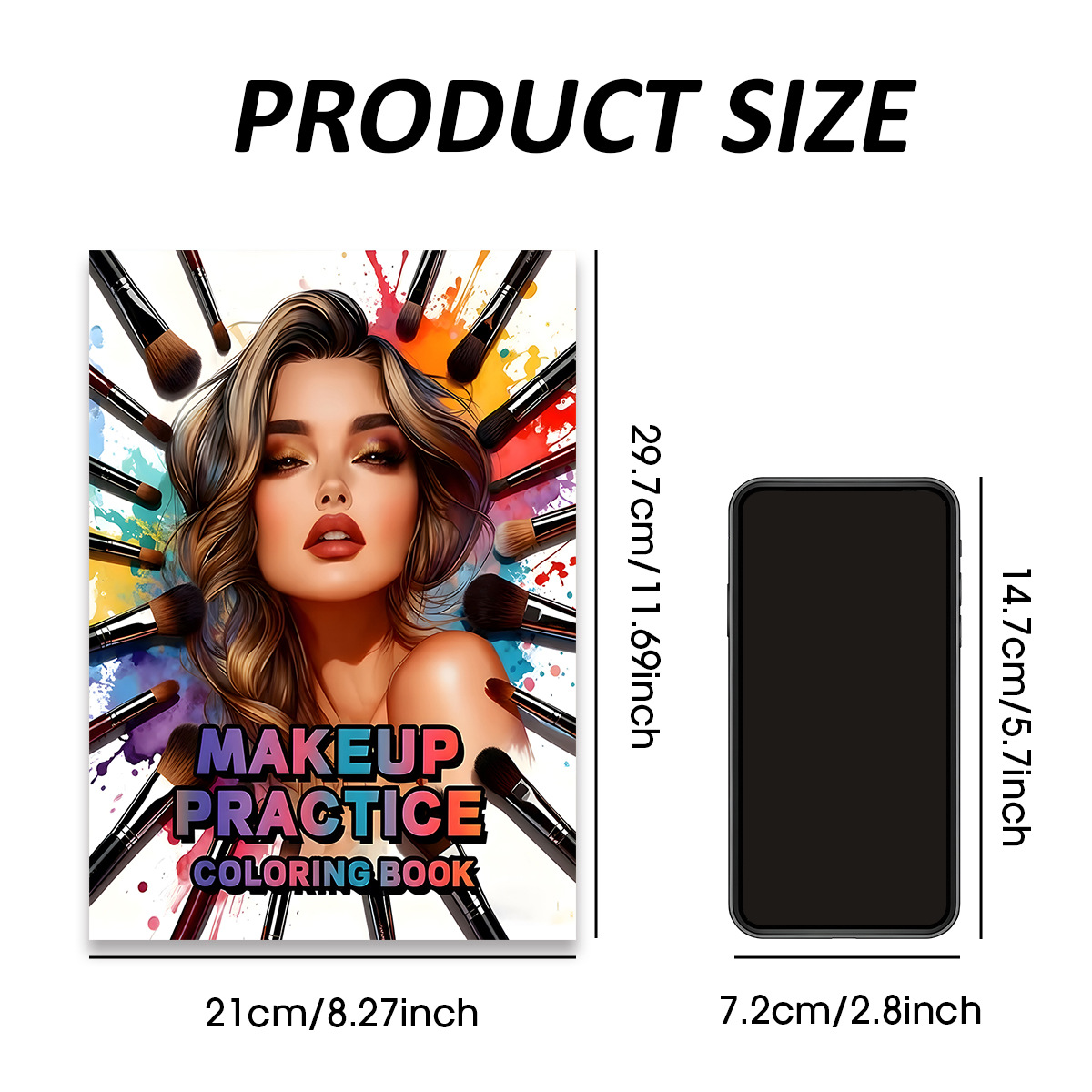 Makeup Practice Coloring Book  - Beauty Makeup Drawing review and price