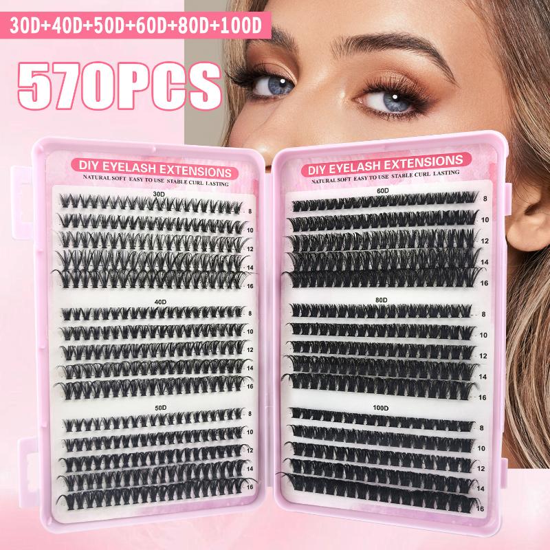 Individual Lashes 570pcs 30D 4 - Beauty Book Makeup Kit review and price