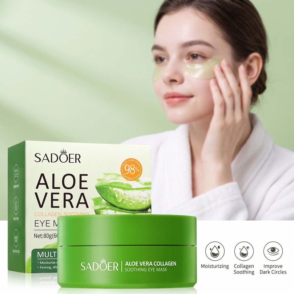 60pcs Aloe Vera Collagen Eye M - Collagen Eye Patch review and price